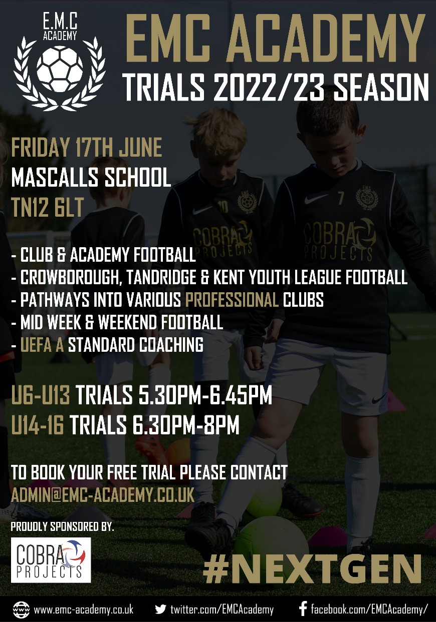 EMC Academy Trials 2022/23